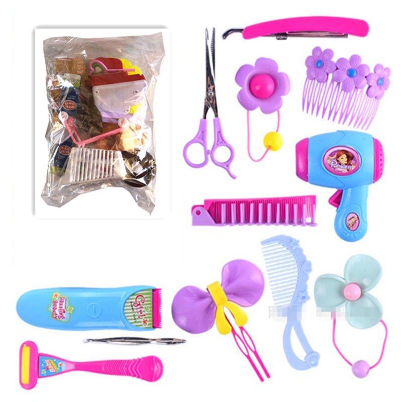 Kinderen Pretend Kapper Game Speelgoed Föhn Schaar Meisje Speelhuis Kapsel Haar Stylist Speelgoed Simulatie Drama Props Kids