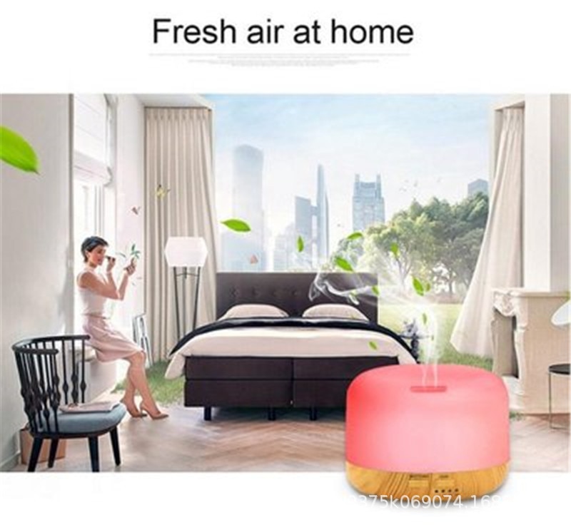 Air Humidifier Essential oil diffuser 300ML 500ML Ultrasonic Cool Mist Maker Fogger Humidifier LED Lamp Aroma Diffuser