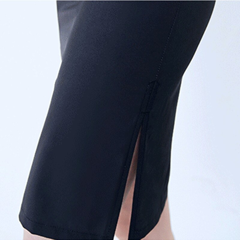 Cheongsam negro moderno vestido chino de verano Qipao rojo coronado dibujo de calavera ropa tradicional de talla grande Vestidos