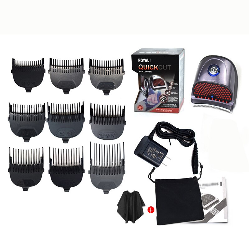 Electric Bald Head Clipper Shortcut Self-Haircut Kit Clippers Cordless Rechargeable Hair Trimmers Beard Shaver With US Plug: C2