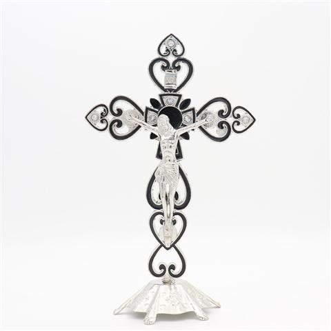 Jezus Cruz Christendom Woondecoratie Religieuze Orthodoxe Cross Ornament Priesters Orthodoxe Pictogrammen Cross: Licht Geel