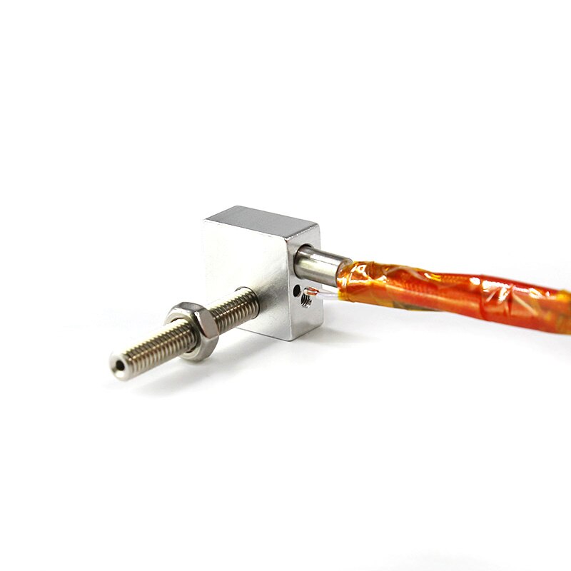 Anet 30/40mm gorge téflon tubes A6 A8 A2 e10 e12 MK8 buse extrudeuse kit 0.4mm 3d imprimante buses pièces hotend bricolage accessoires