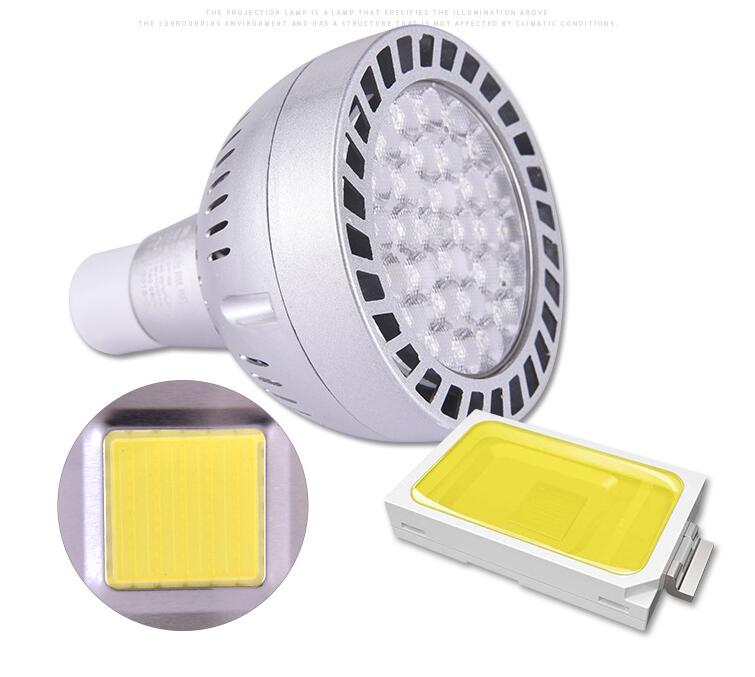 e27 high-gloss par light dimmable par30 for spotlight track light 35w 45w par lamp