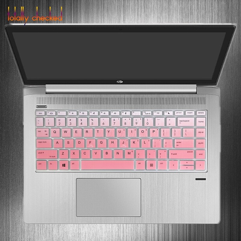 Laptop tangentbord skyddande tangentbordsskydd 13 14 tum för hp probook 440 430 640 g4 g5 notebook pc: Fadepink