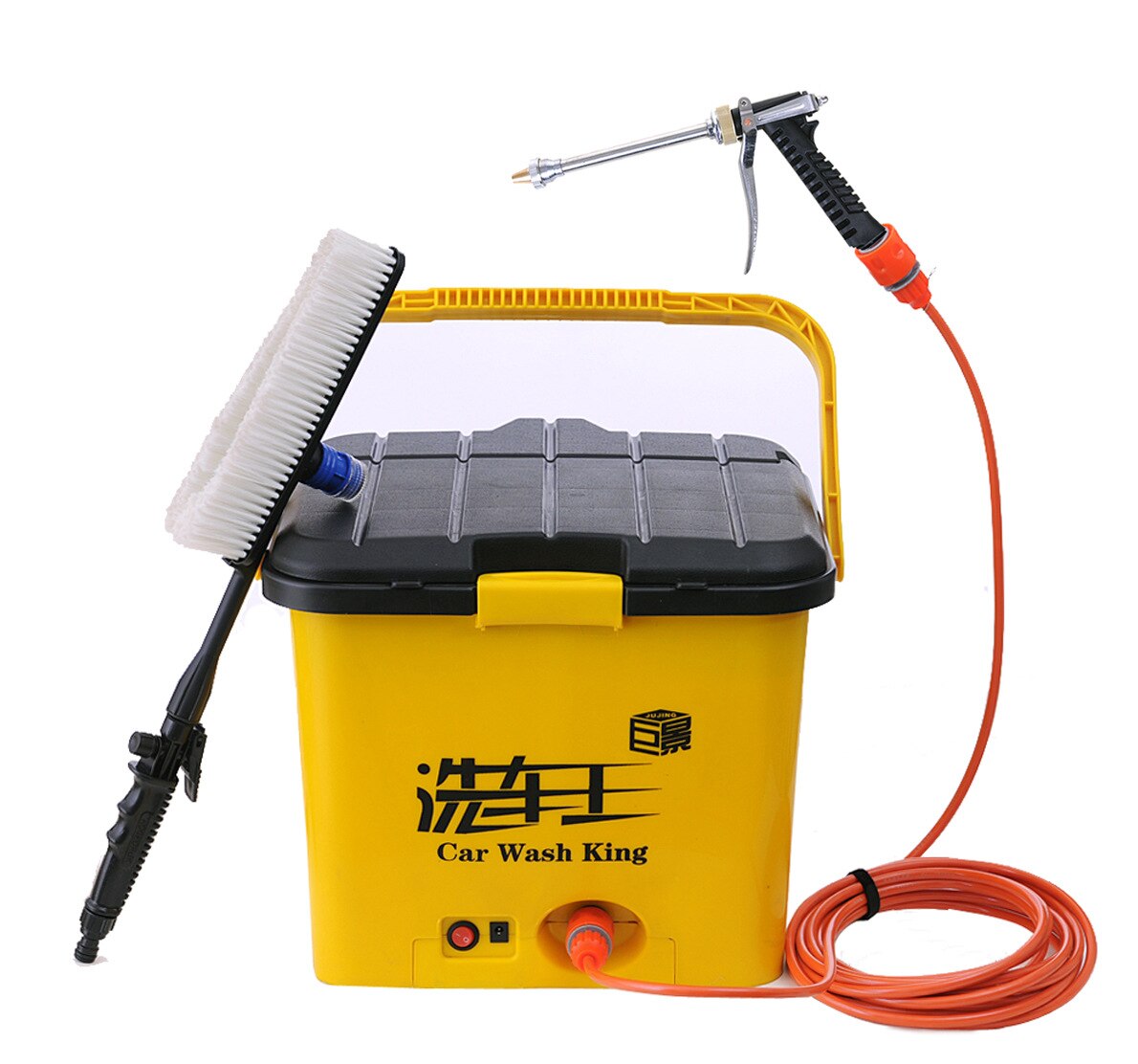 Portable electric car wash Automatic Car Washing Equipment 30L homeuse car washer 12V 50W tornador high pressure washer: XCW30A