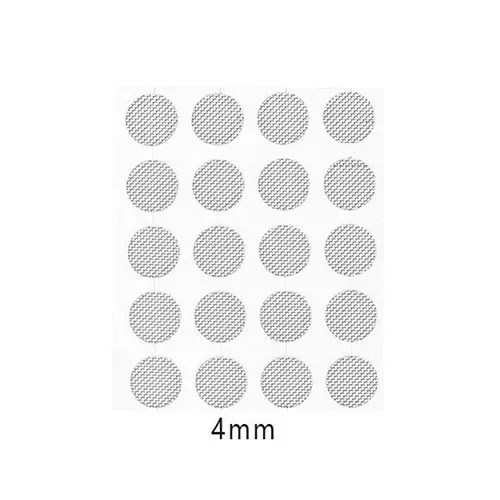Earphone Dustproof Net 4mm 4.2mm 4.7mm 5mm Mesh Net DIY Filter In-ear Headphones Anti-dust Protector Covers Earphone Accessories: Olive