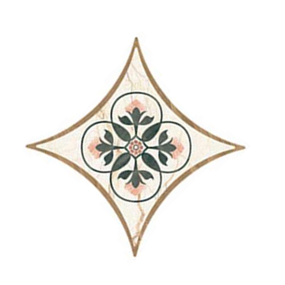 21 Pcs Smooth Floor Sticker Backsplash Applique PVC Waterproof Diagonal Stickers Home Ceramic Tile Decal for Kitchen Bathroom: C