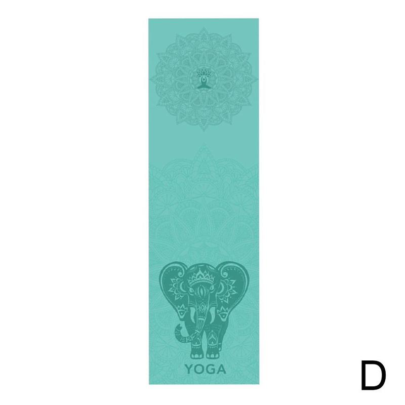 30*100cm yoga træningshåndklæde hurtigtørrende yogastudiohåndklæde yogahåndklæder dækker rejsesport skridsikker hurtigtørrende fitness  e1 i 3: D