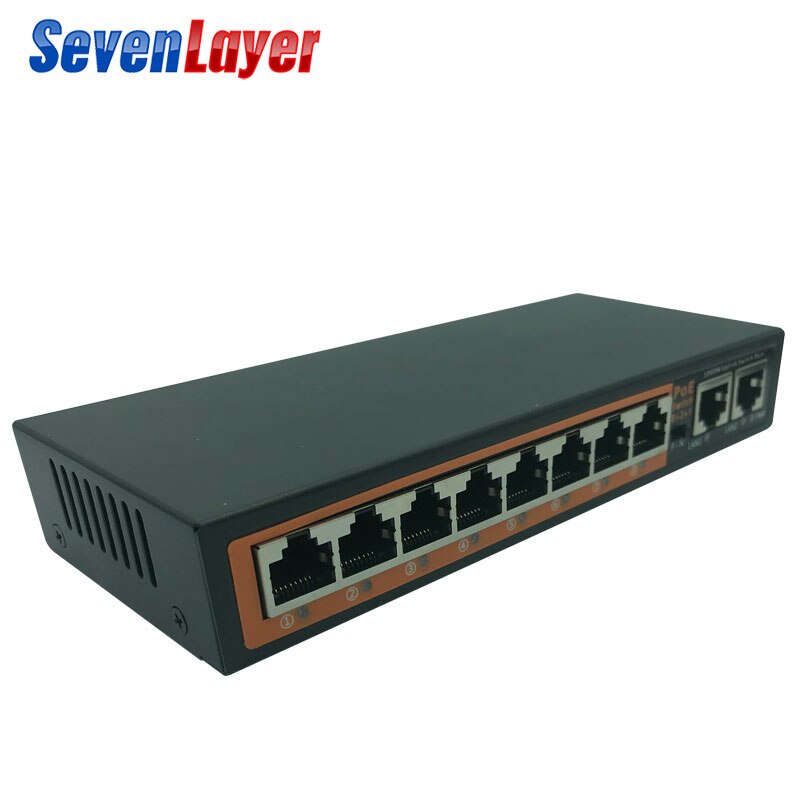 Gigabit ethernet poe-kytkin uplink nopea ethernet-kytkin poe ethernet-mediamuunnin 10/100/1000m kuituoptinen poe-kytkin