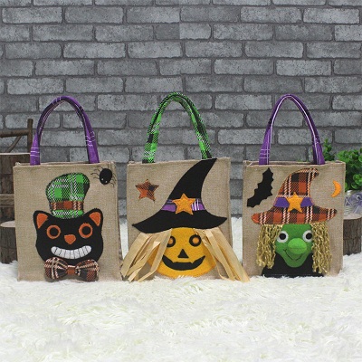 Halloween Candy Bag Cute Pumpkin wizard Children's Party Decoration Halloween for Children