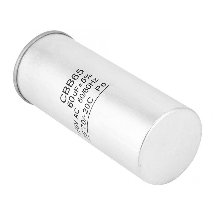 CBB65 60UF 450V Capacitor Start Motor for Air Conditioning Compressor Motor Capacitor