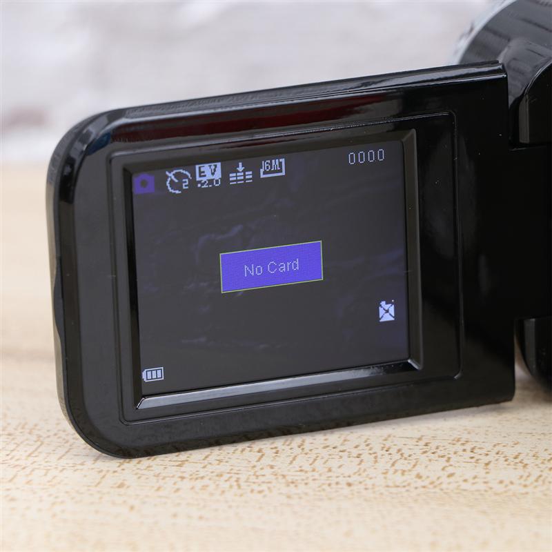 3pcs Mini Video DV videocamera palmare 16 milioni di pixel fotocamera digitale LED Flash Zoom digitale 2.0 pollici (nero)