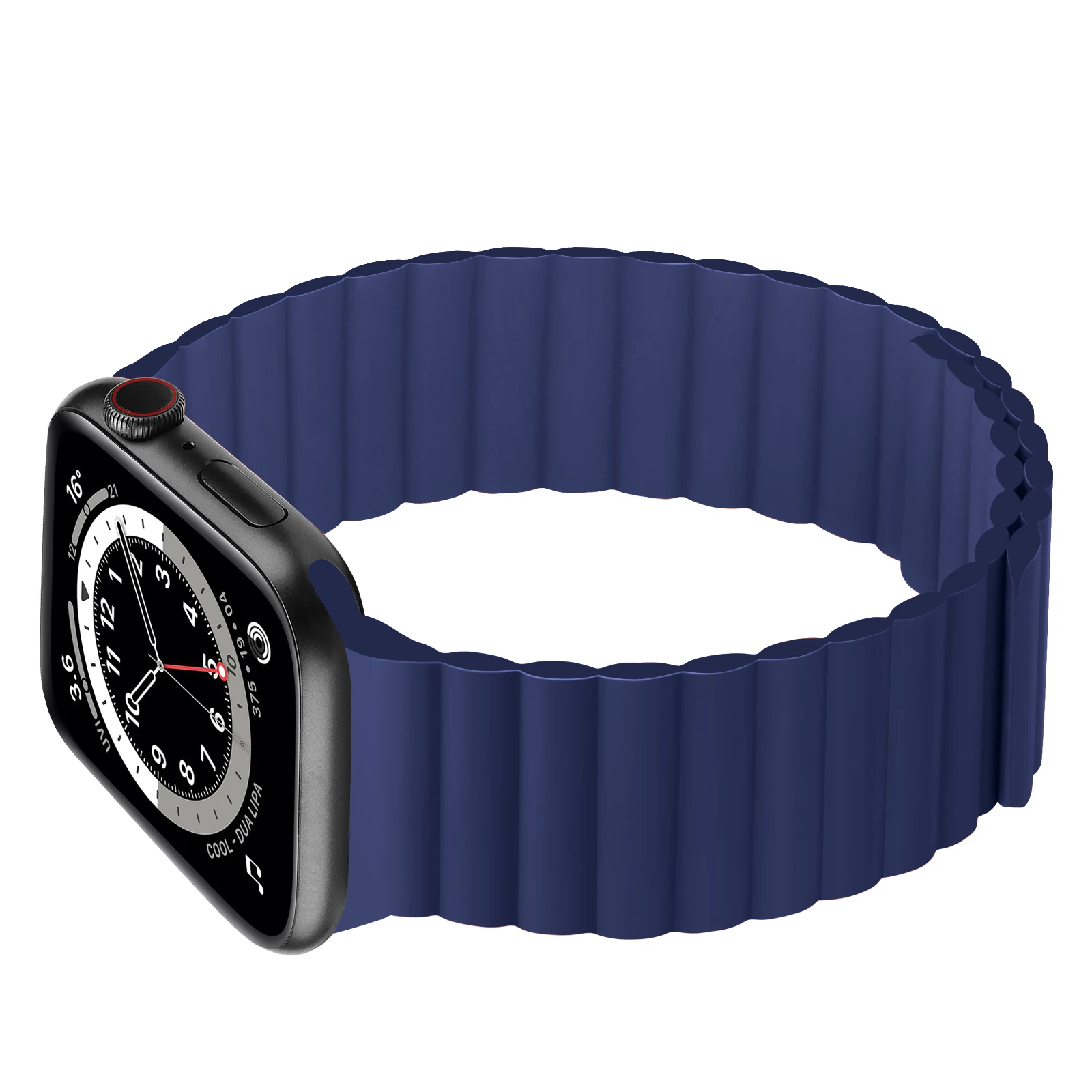 Silikon-Magnetarmband für Apfel Uhr Ultra 49 mm 6 5 4 SE 44 mm 40 mm 10 9 8 7 41 mm 42 mm 45 mm 46 mm Ersatzband iWatch Gürtel