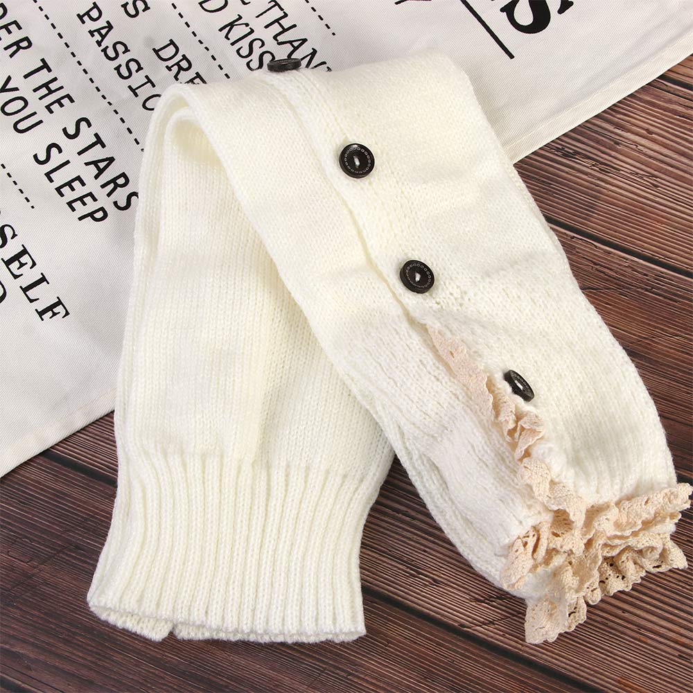 Japanse Stijl Zoete Meisje Beenwarmers Wol Bal Gebreide Voet Cover Vrouwen Herfst Winter Been Warmer Sokken Hoop Hoop Sokken