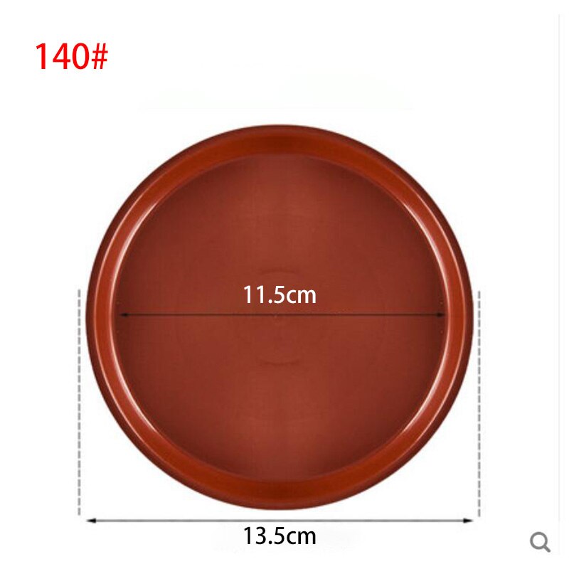 10pcs Plastic Flower Pot Tray Base Plant Saucer Round Drip Plant flowerpot Trays Pot Indoor Outdoor Home Garden Supplies: H140 red