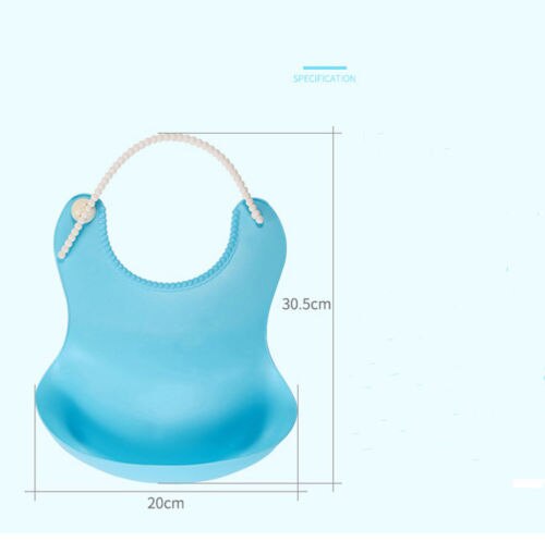 Mode Waterdichte Siliconen Slabbetje Wasbare Roll Up Kruimelvanger Voeden Eten Baby