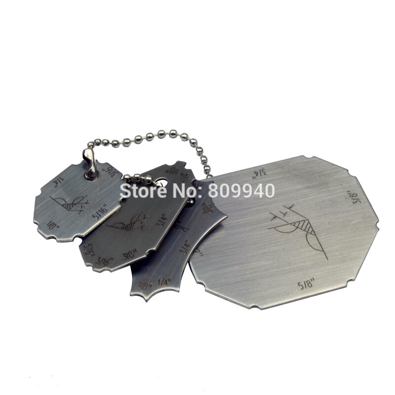 Ulnar Length Ruler Welding Gauge Key Pocket Gage 4 Pieces Set Weld Se... – Grandado