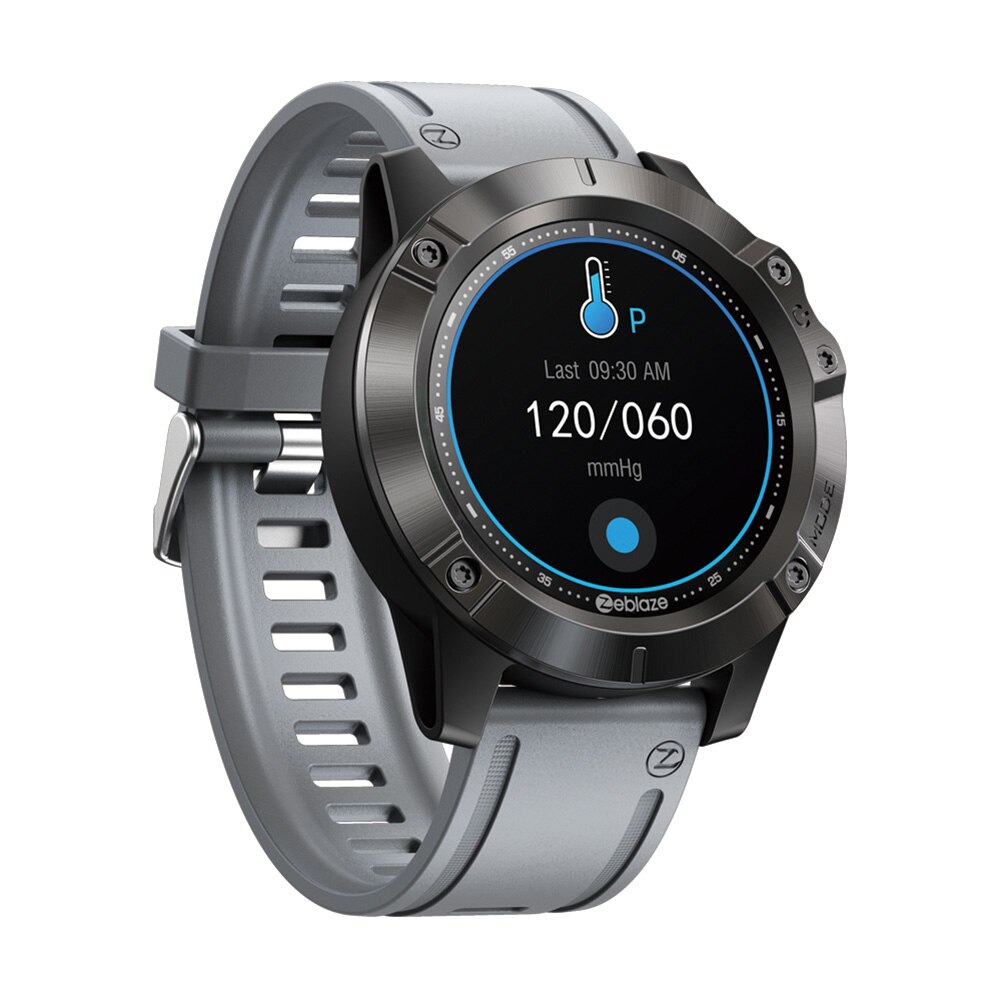 Zeblaze VIBE 6 Smart watch Music Player Receive/Make Call Heart Rate 25 days Battery Life smartwatch sport watch: Gray