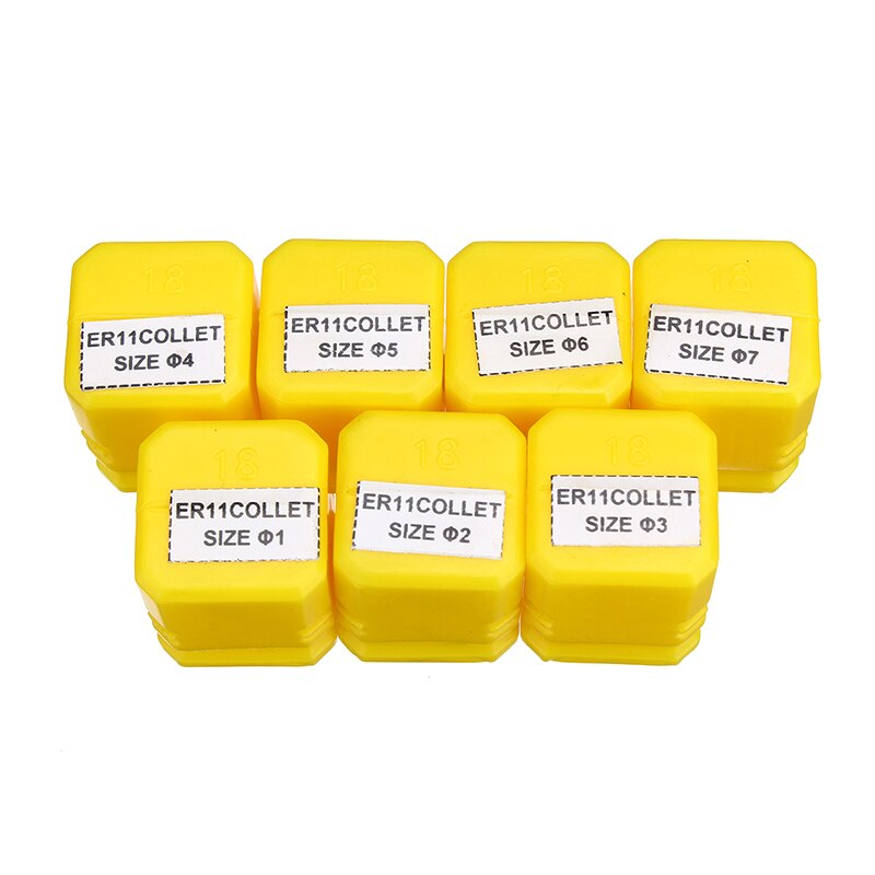15Pcs ER25/ER11 Collet Tool Precision Spring Collet Set 1-16mm CNC Collet Chuck For Milling Lathe Tools