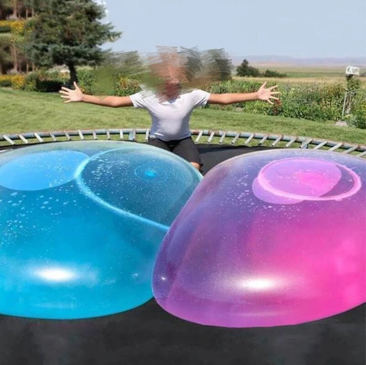 Magic Ball Bubble Giant Amazing Bubble Ball Blow Up Balloons Toy Fun Party Summer Game Bubble Ball Stress Ball Outdoor