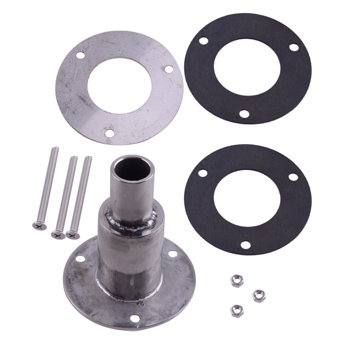 24mm Air Diesel Heater Exhaust Fitting Tube Vent Steam Discharge Pipe Fit For Marine Boat 316 Stainless Steel Silver