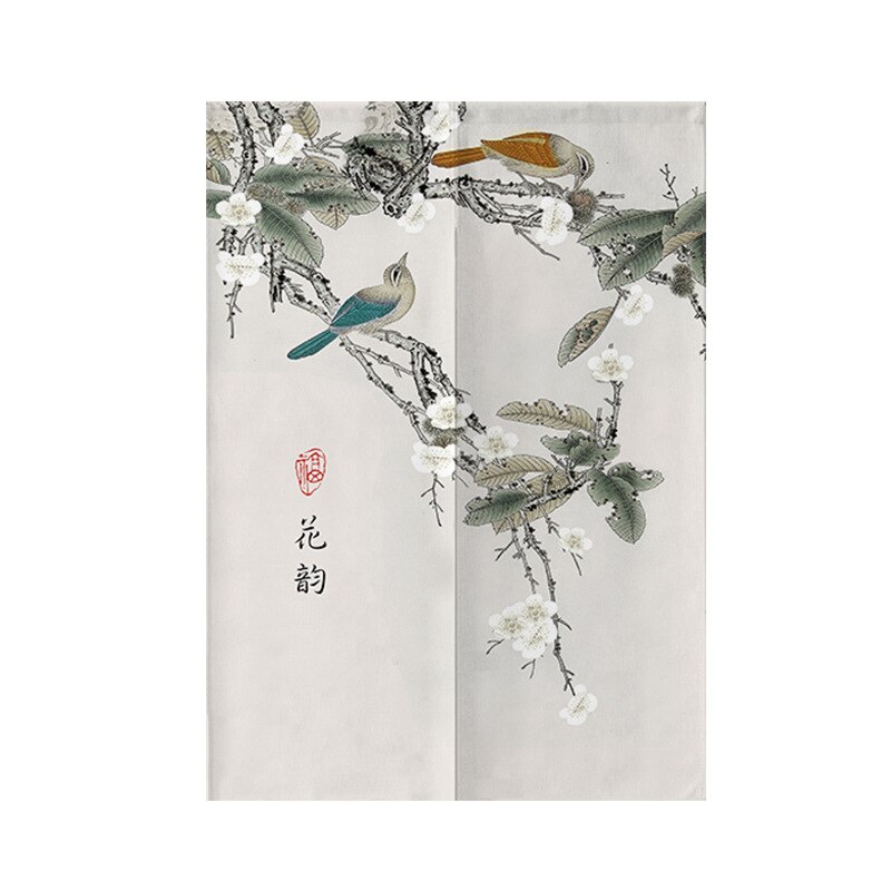 Chinese Deur Gordijn Slaapkamer Badkamer Gordijn Huishouden Keuken Partitie Gordijn Feng Shui Gordijn: 01 / 85x150cm