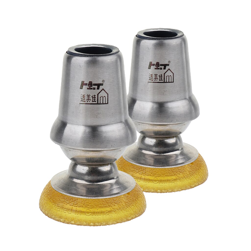 2pcs Stainless Steel Rubber Universal Replacement Tips for Crutch Cane 7/8
