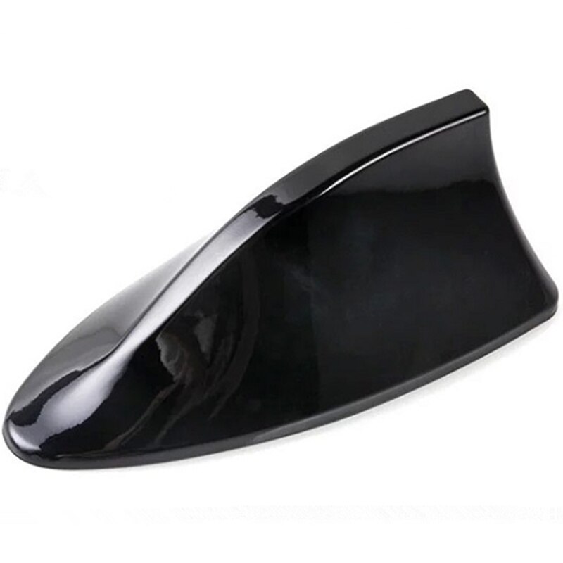 Más nueva para coche estilo Antena de coche tipo aleta de tiburón antena de Radio antenas de señal FM para Volkswagen VW Polo a Skoda Fabia Seat Leon Ibiza: Black