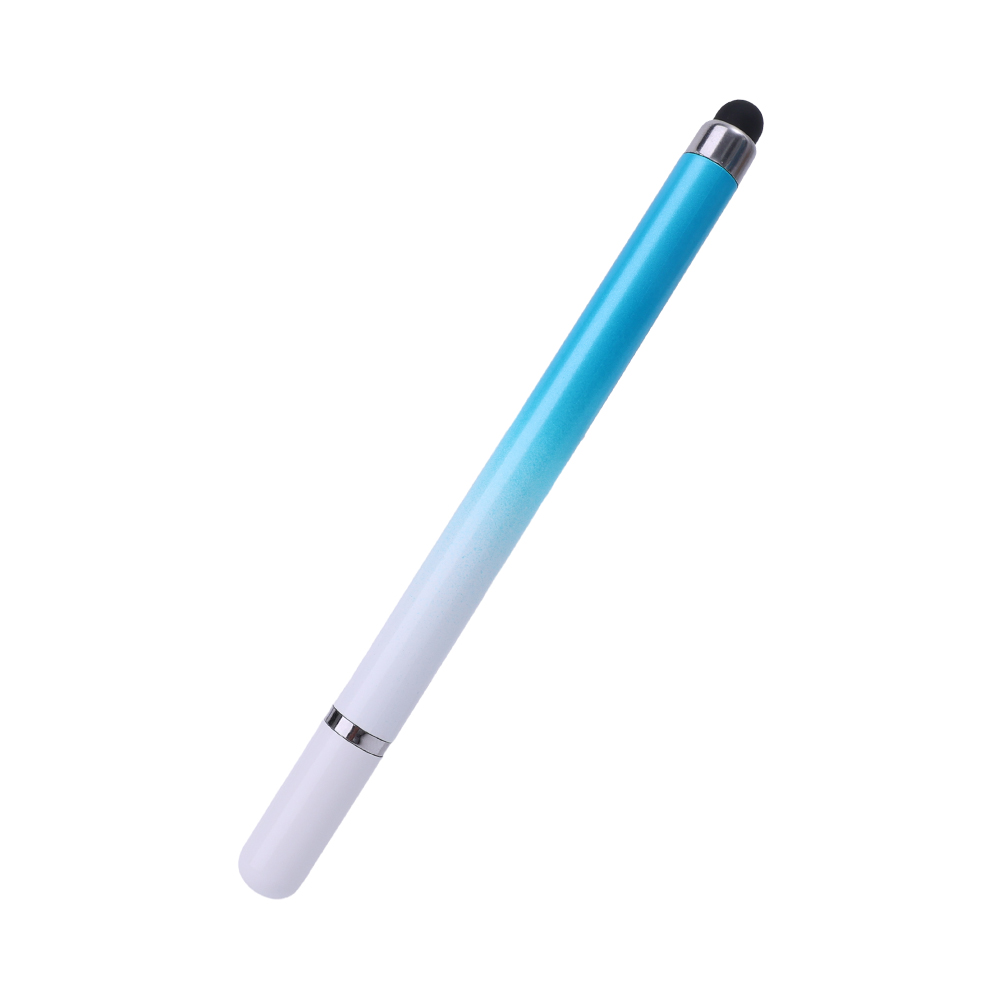 Lápiz óptico Universal 2 en 1 para tableta, lápiz capacitivo de dibujo para teléfono móvil, IPad, teléfono móvil, tableta, lápiz táctil capacitivo: Naranja