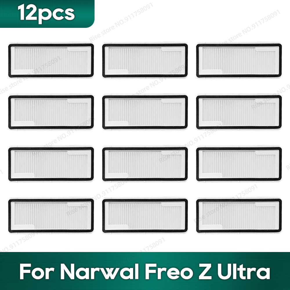 Compatible for Narwal Freo Z Ultra Robot Vacuum Accessories Main Side Brush Hepa Filter Mop Rag Dust Bag Replacement Parts: Lavender