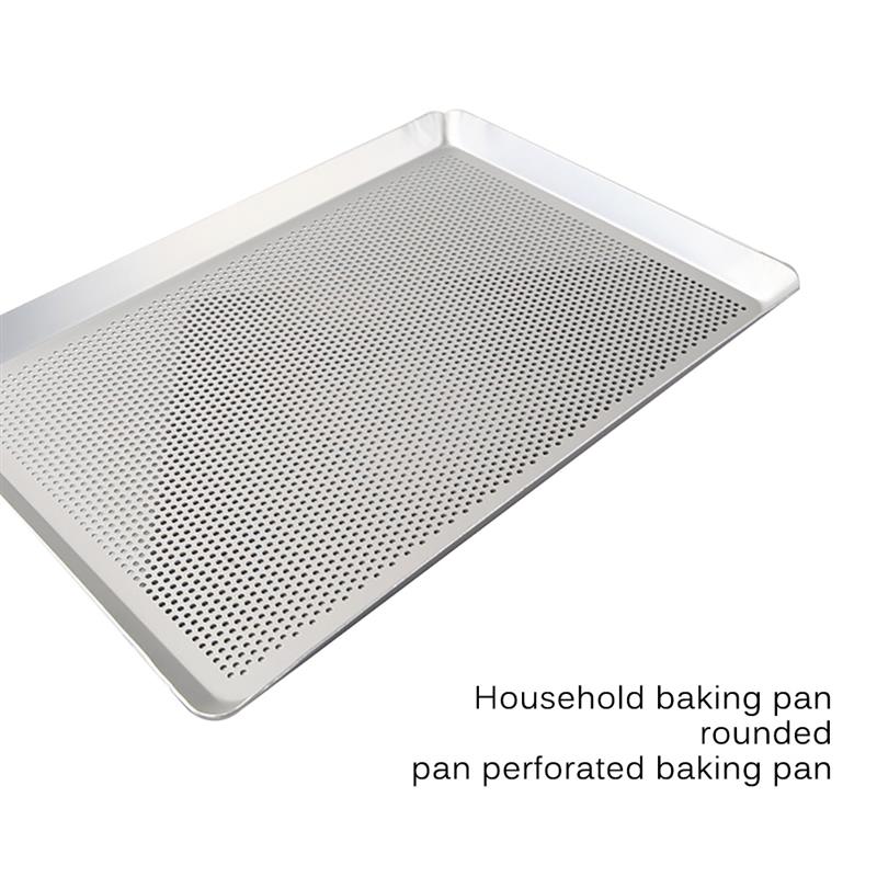 Vierkante Aluminium Non-stick Cake Cookies Geperforeerde Lade Oven Bakken Pan Roosteren Pan Is Suitablefor De Cake ronde