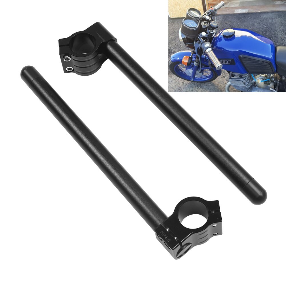 Motocykl Universal Cafe Racer 7/8 &quot;22MM Clip On regulowana kierownica zaciskiem widełkowym 31/32/33/35/36/37/39/41/43/45/48/50/51MM