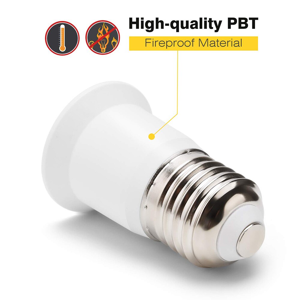 E27 e26 om e27 e26 gloeilamp socket extender light grandado