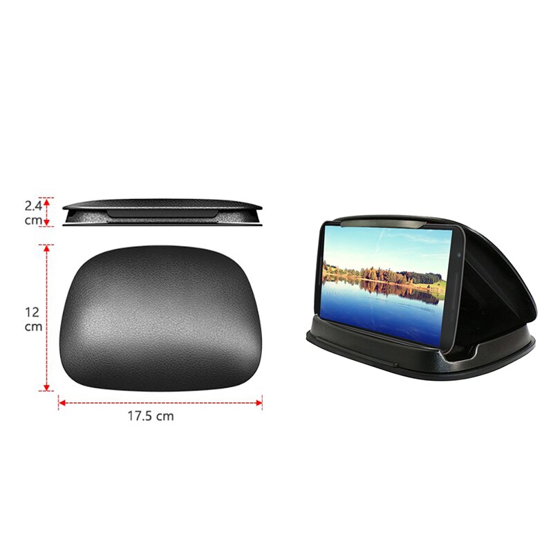Car GPS Mount Holder For Navigation 3-6.8 Inch Phone Slip Bracket Anti Stand Free Dashboard Tablet Mat Stand With Stab J5X4