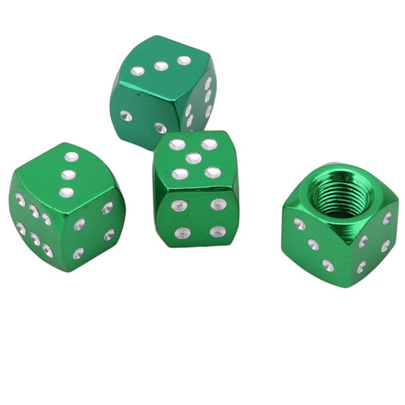 4 Stuks Auto Band Kleurrijke Aluminium Amerikaanse Scorpion Ventieldopje Ventiel Stofkap Autoband Accessoires: green