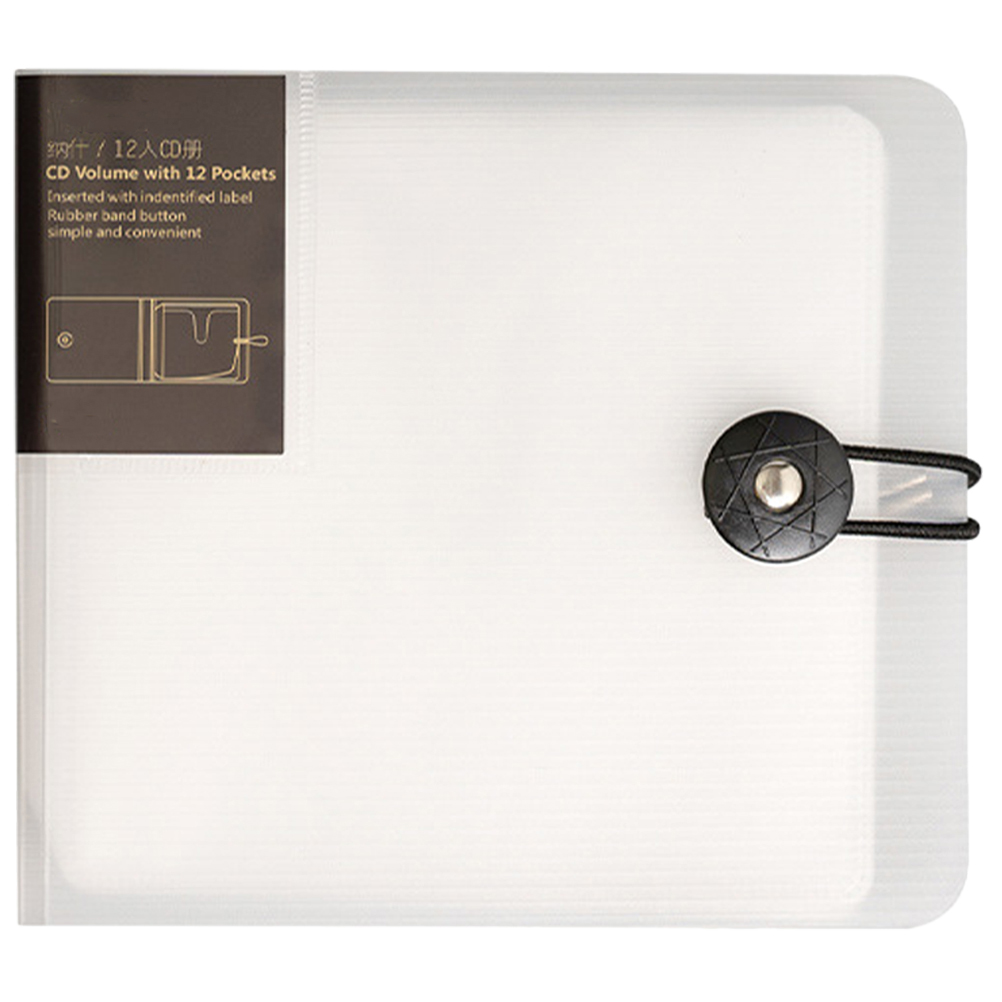 Organizador de cd dvd fichário de armazenamento 12 capacidades caso de cd portátil titular de disco de dvd pequeno caso de cd saco de armazenamento de cd