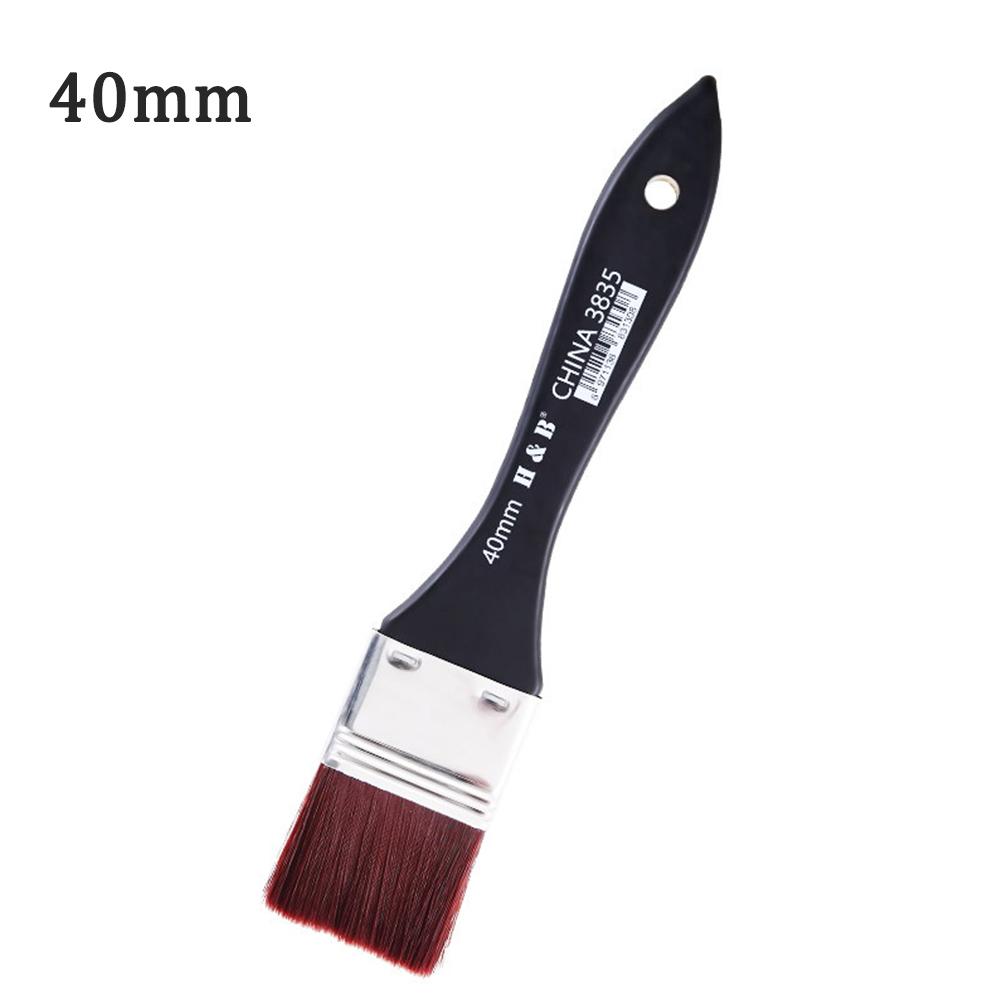 Kunstner malepensel sett nylon veggmaler pensel olje pensel for maling nybegynnere elskere: 40mm