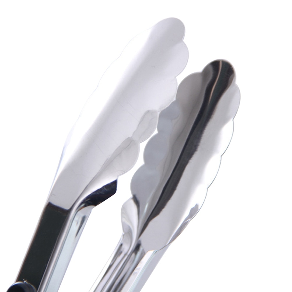 Kitchen Tongs, Heat Resistant Stainless Steel Food Tongs for Frying, Cooking, Serving, Barbecue