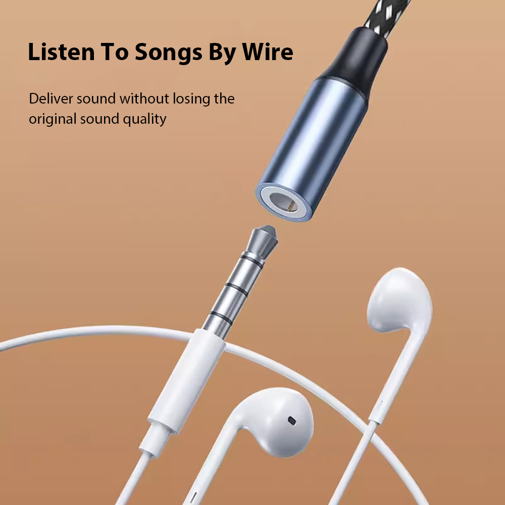 Adapter Naar 3.5mm Jack AUX Kabel Voor Apple iPhone 14 13 12 11 Pro Max Man-vrouw Adapter hoofdtelefoon Converter Audio Splitter