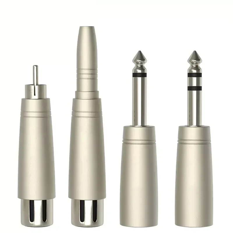 Audio--Adapter RCA-Stecker (Buchse) auf XLR-Stecker (Buchse) Stecker 6,35mm ts/trs Stecker (Buchse) Stecker Buchse Audio--Adapter
