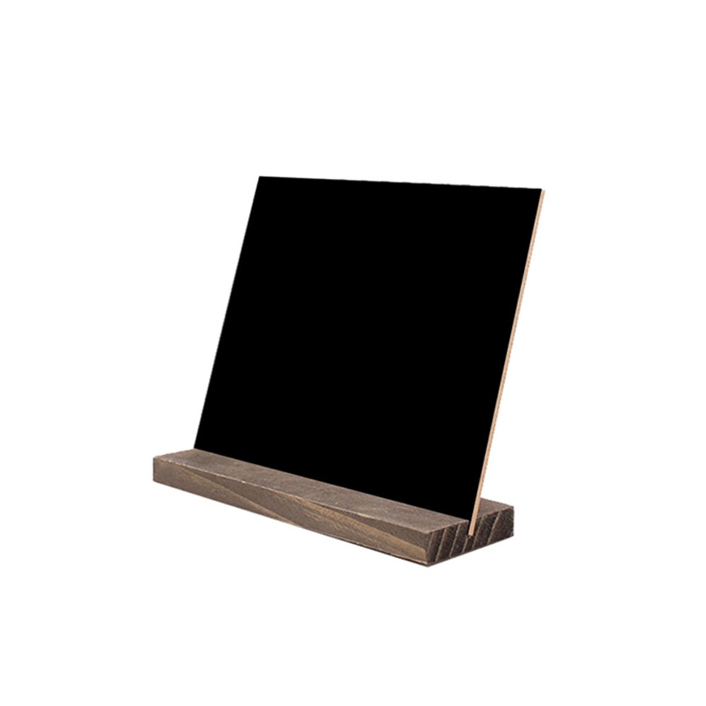 Double-sided Writing Small Blackboard with Base Bar Writing Blackboard Christmas wooden blackboard Writing Painting Decoration: LLX5029