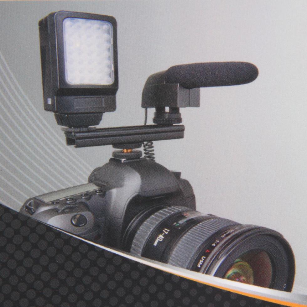 EasyHood ESE-20 20 cm 8 ''Camera Cold Shoe Extension Rail Beugel Bar voor Flash LED Video light Microfoon