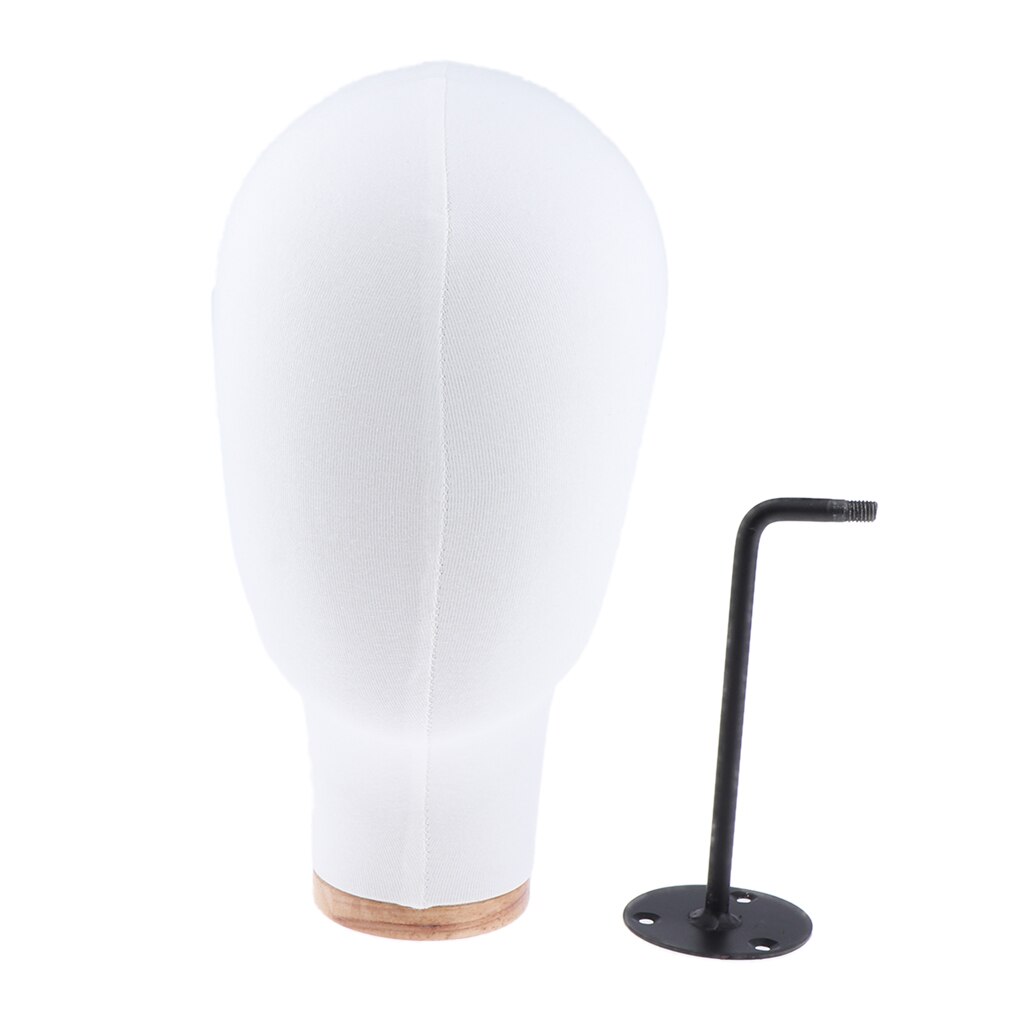 estilo de pelucas para cabezas de maniquí, soporte de exhibición fijo, cabeza de modelo montada en la pared