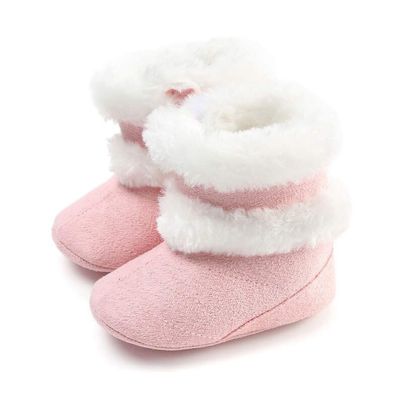 LZH obuwie dziecięce 2020 nowe zimowe noworodki śniegowe buty środkowa tuba ciepły pluszowy jednokolorowy kolor rzep dziewczynek chłopców zimowe buty