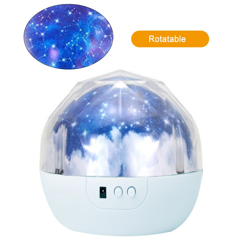 LED Projector Star Moon G-alaxy Night Light For Children Kids Room Sky Rotating Bedroom Decor Nursery Nightlight Baby Lamp: type15
