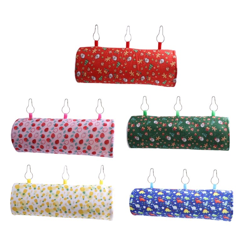 Furet Tunnel suspendu lit hamac, pour cochon d&#39;inde Rat jouant, couchage Durable Tunnel Tube coin cache polaire