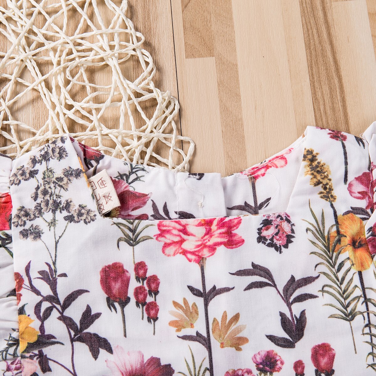 0-24M verano recién nacido niñas Ruffle Color sólido mono trajes traje de baño ropa de bebé