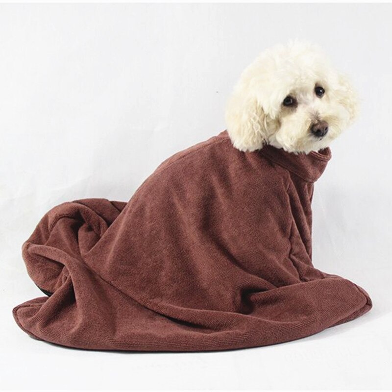 Pet Towel Dog Bathrobe Super Absorbent Pet Drying Towel Microfiber Dog Bath Quick-Drying Cat Bath Small Medium Large Pet Cloak
