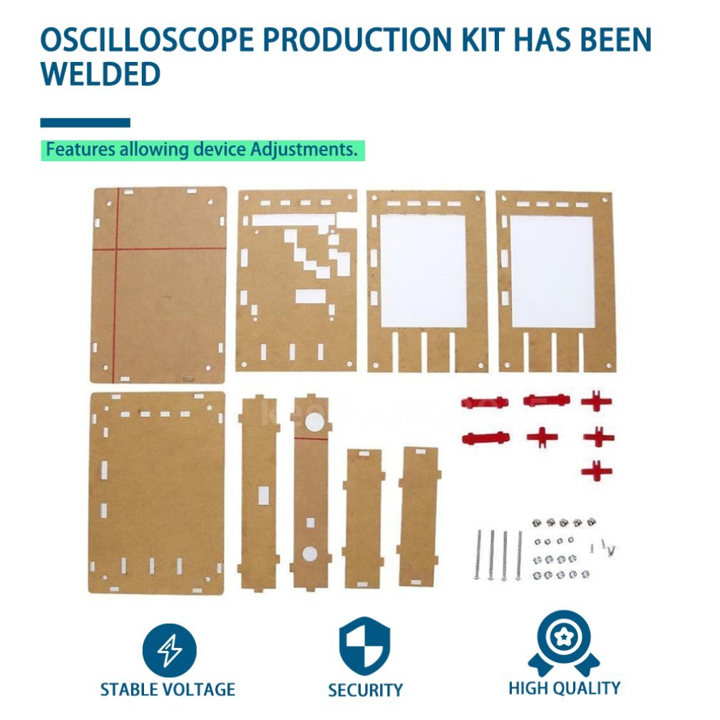 DSO138 2.4 Inch TFT Digital Oscilloscope 1Msps Real Time Sampling Rate Assembled Welded/DIY Parts Kit/Acrylic For Shipper