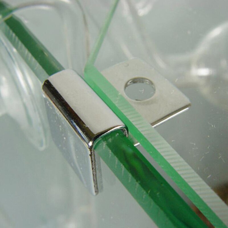 6/8/10mm Stainless Steel Glass Support Frame Hanging Foot Folding Aquarium Tank Fish Tank Glass Cover Clip Support Brackets
